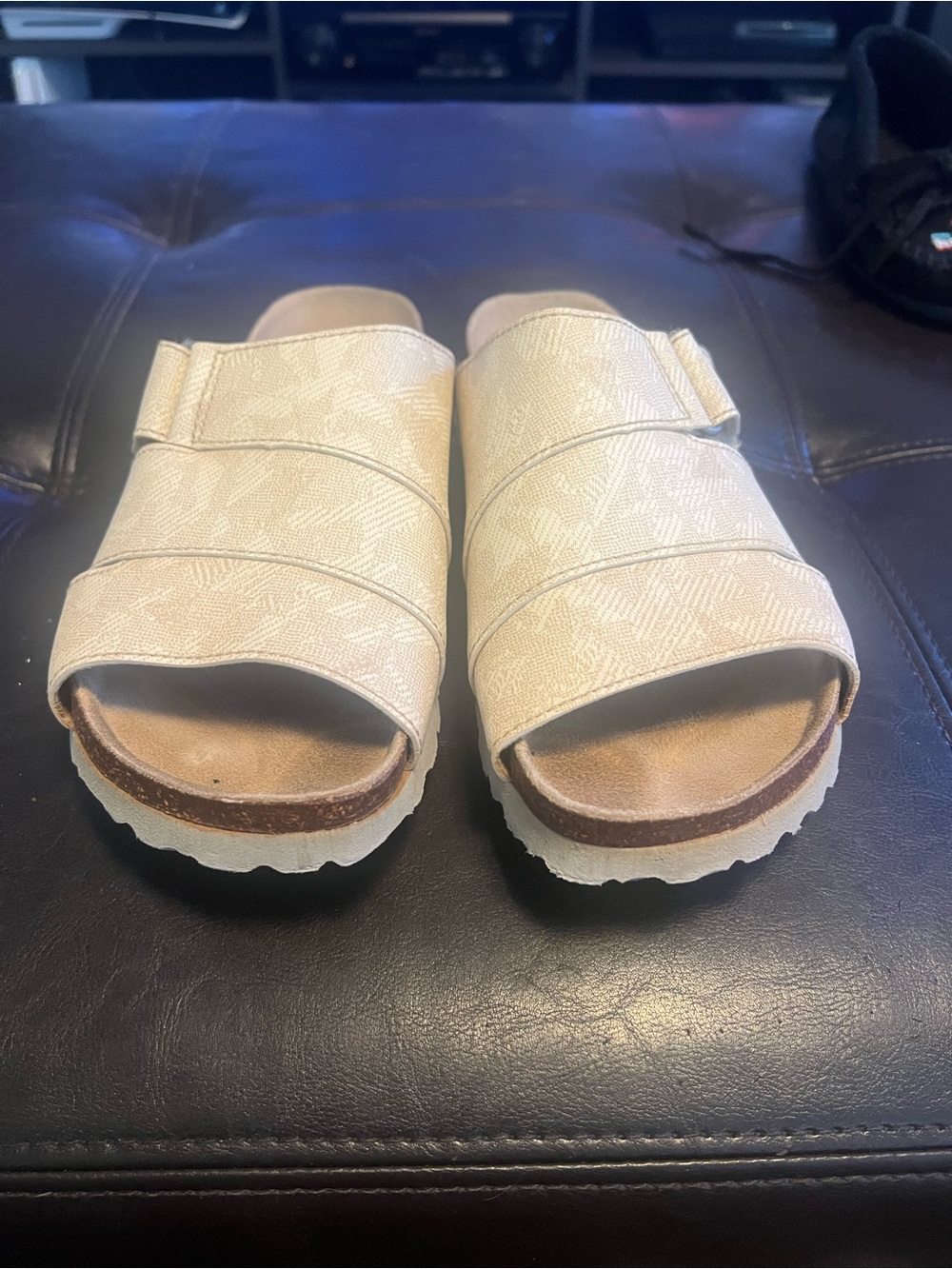 Betula Women’s Cream Slide Sandals – Comfortable Open-Toe Slip-Ons